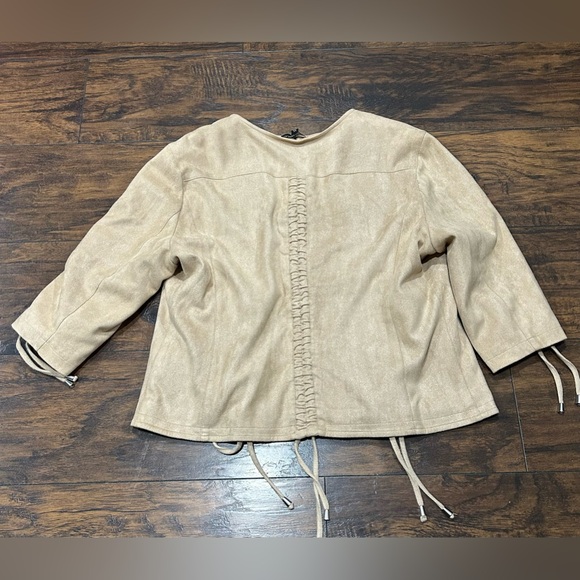 Women's Alberto Malaki Tan Jacket XL - Picture 7 of 7